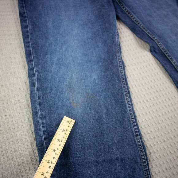 Levi's Relaxed Fit Blue Denim Jeans 38x30 - Picture 3 of 8